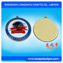 Heißes Verkaufs-hartes Enemal Logo herausgeschnittene Metallsport-Medaille